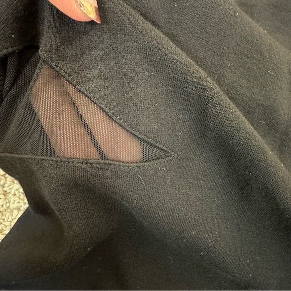 French Connection Black Viven Paneled Dress - Picture 7 of 9